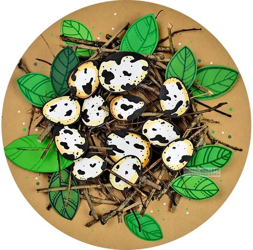 《一窝鹌鹑蛋》春天/春季/鸟窝/低幼手工/自动发货：下单后，点击手机短信中收到的链接，即可获取文件下载的链接；如有任何问题，可添加客服微信hm33268获得帮助。 商品图0