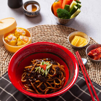 圃美多韩式炸酱面2人份 664.6g/袋 儿童早餐方便面速食 商品图7