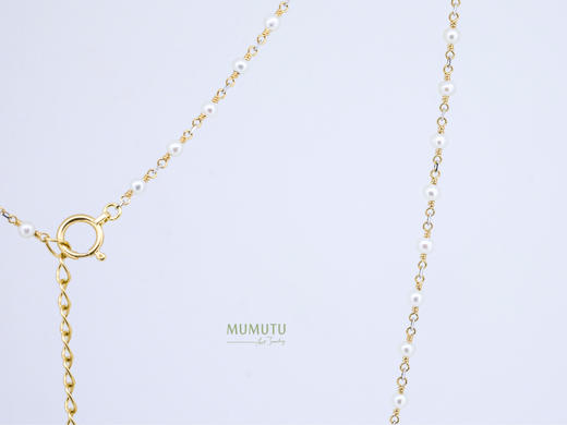 18K金 小米珠手工项链 （日本制） 商品图3