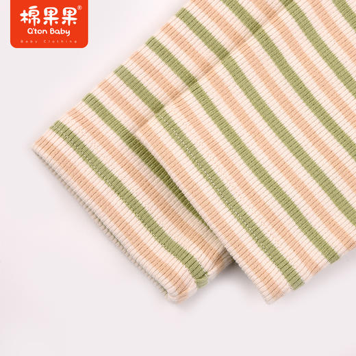 棉果果秋季新品女童螺纹弹力米白百搭打底裤M322206223444 商品图5