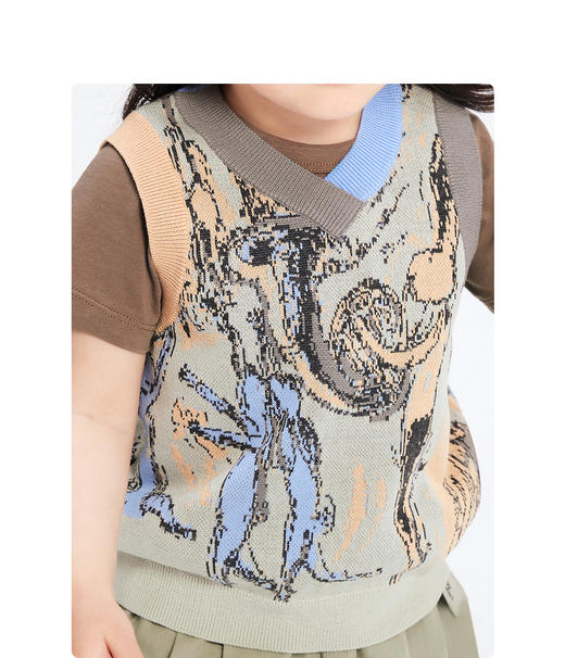 jnby    23年秋款  毛衫背心 YN7310880 商品图4