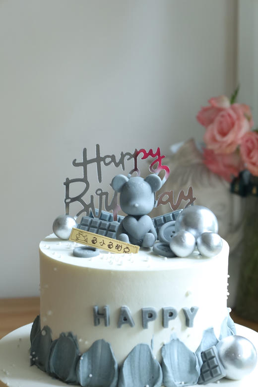 灰色系爱心小熊巧克力（图为10+6双层） 商品图3