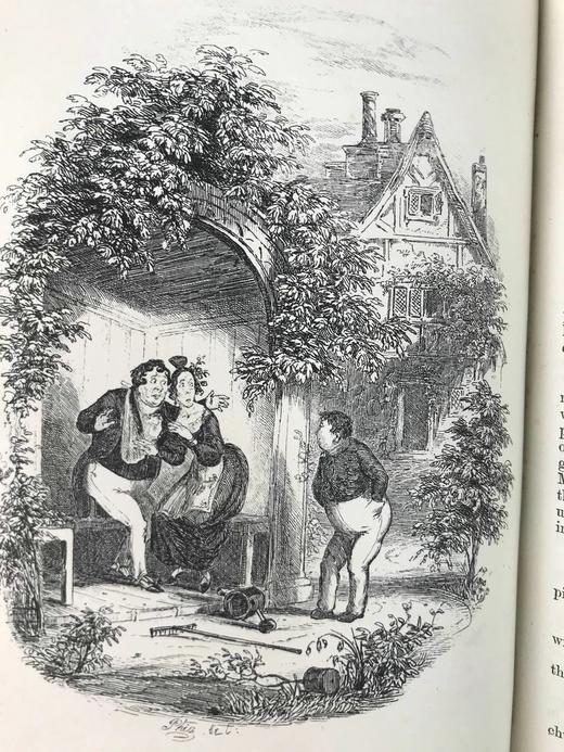 工坊特装本！1890年 狄更斯《匹克威客俱乐部》 43幅插图 全真皮精装32开 商品图11