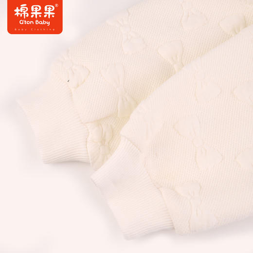 棉果果秋季新品女童洋气公主风干净空气层圆领卫衣M322180623434 商品图3