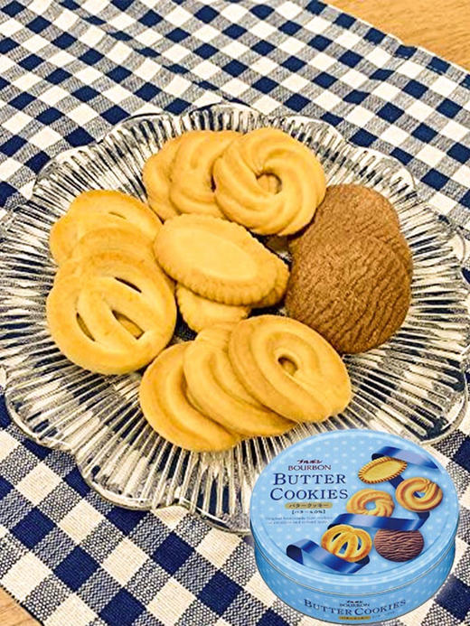 波路梦什锦黄油味曲奇饼干礼盒蓝色297g 商品图5