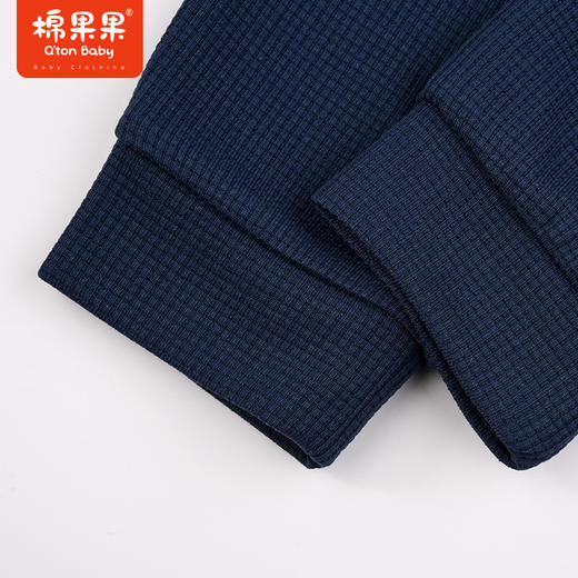 棉果果秋季新品男童华夫格运动舒适休闲PP裤M312205223494 商品图6