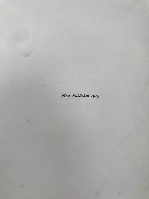 1913年 孩童诗歌集 8幅彩色手工贴图大量黑白插图 漆布精装32开 商品图4