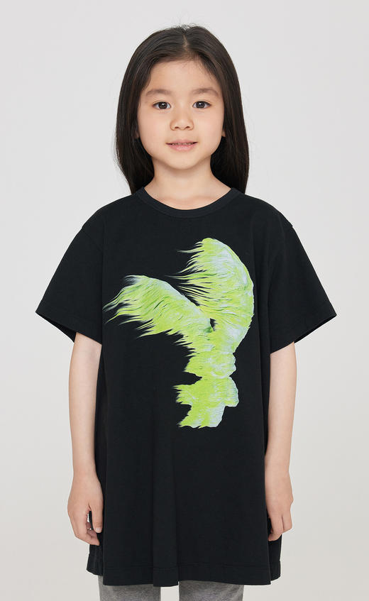 jnby  23年秋款  圆领宽松短袖连衣裙  1N7G12490 商品图6