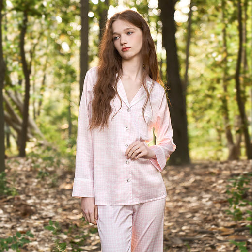 Solo seta22姆米真丝睡衣套装女长袖桑蚕丝家居服丝绸2025秋 商品图4