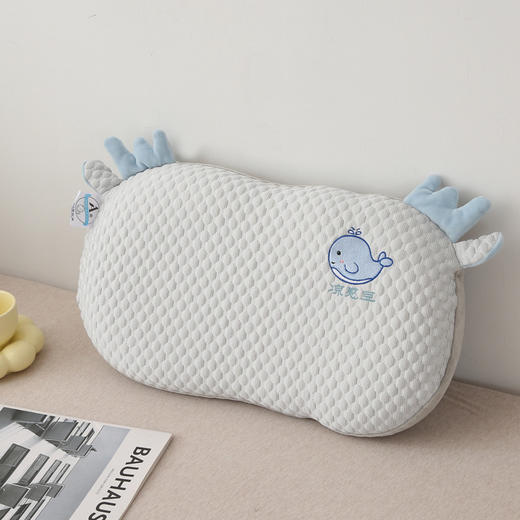 【夏凉枕猫肚凉感丝儿童枕芯】冰豆豆枕芯护颈椎凉枕头 学生记忆棉床品 猫肚触感柔软有支撑力 快速放松一秒入睡_ZSY 商品图7