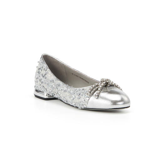 【2023年秋季新款】圆头闪亮拼色平底鞋气质玛丽珍一脚蹬轻便单鞋女S23CE73301 商品图3