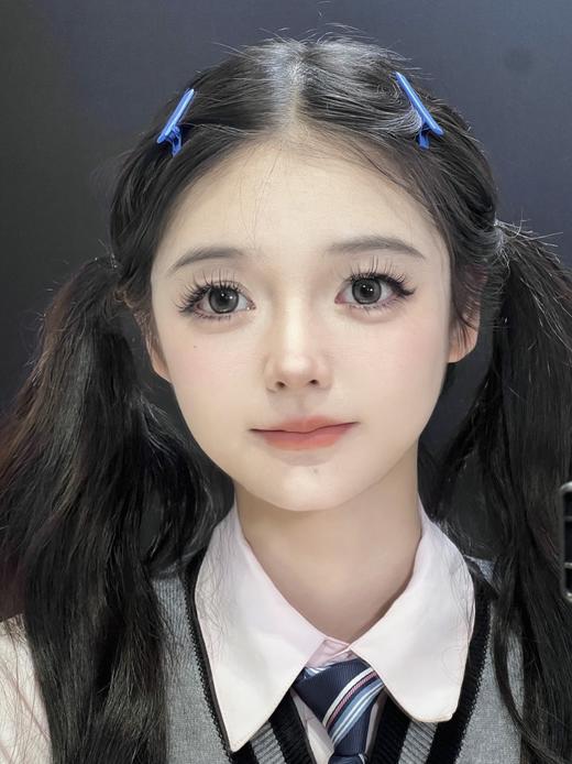 半年抛 哈雷星 黑灰细闪 14.0mm watermelens 含硅水凝胶 商品图1