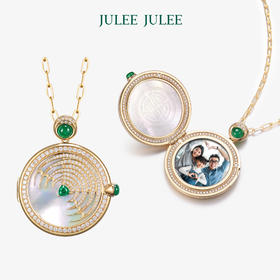 【福】JULEEJULEE茱俪东方系列福禄寿禧高珠款相片盒项链