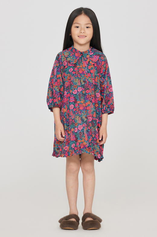 jnby  23年秋款  印花中袖连衣裙  1N7G13110 商品图0