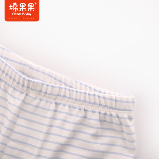 棉果果秋季新品莫代尔含牛奶丝男童80-130码中小童高品质柔软舒家居套头套装上衣+裤子M311302423525 商品图4