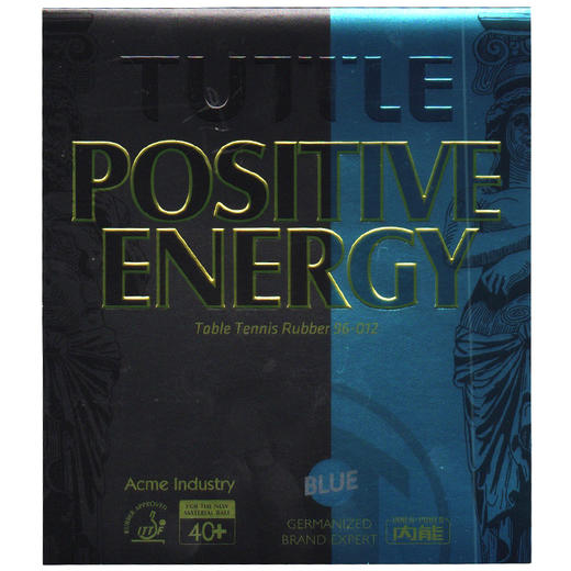 塔特尔TUTTLE Positive Energy 能量 彩色专业乒乓涩性反胶套胶 商品图4