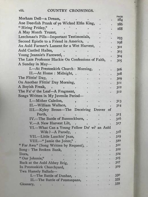 1905年 爱丁堡与乡村低吟：詹姆斯·拉姆斯登短诗集 10幅插图 漆布精装32开 商品图5