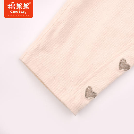 棉果果秋季新品女童弹力棉斜纹舒适弹力棉长裤裤子M322200223420 商品图5