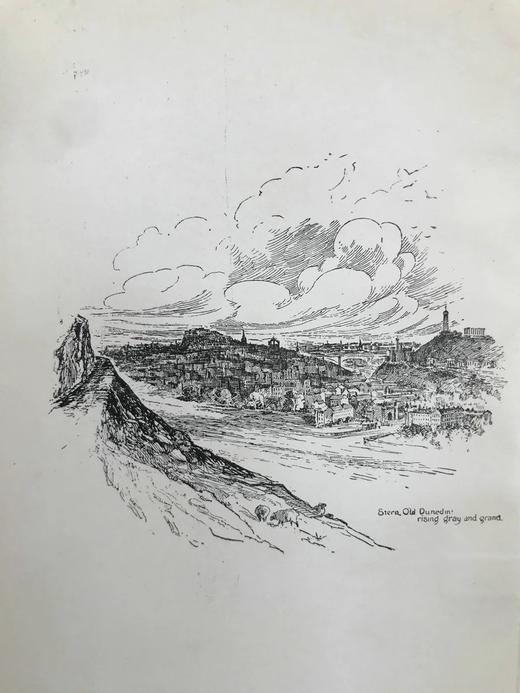1905年 爱丁堡与乡村低吟：詹姆斯·拉姆斯登短诗集 10幅插图 漆布精装32开 商品图2