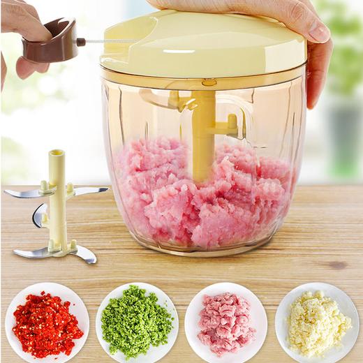 幸福妈咪多功能绞肉机搅拌机饺子馅碎菜机食物处理器（深浅绿） 商品图1