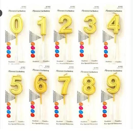 数字蜡烛 | 昔果 商品图0