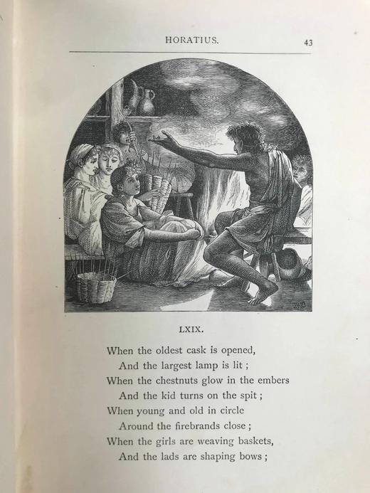 1887年 麦考莱勋爵《古罗马谣曲集》 41幅精美插图 漆布精装32开 商品图8
