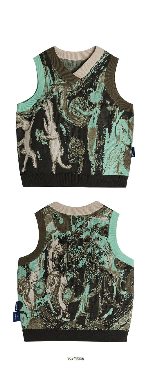 jnby    23年秋款  毛衫背心 YN7310880 商品图9