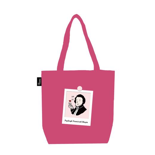 新版 带内袋 2021年上海音乐出版社 音乐家Q版可爱风格文创帆布包布袋环保袋 扫码可听音乐 巴赫肖邦贝多芬车尔尼莫扎特 商品图0