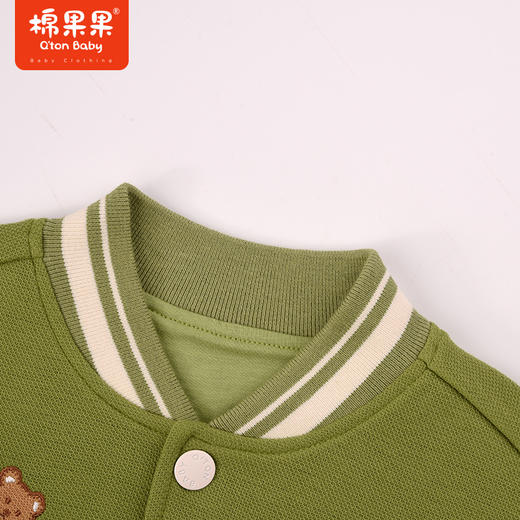 棉果果秋季新品男童女童运动风百搭洋气运动衣户外服棒球服M302100223433 商品图3