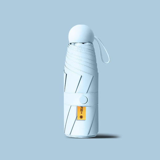 中秋国庆专用防晒遮阳黑胶折叠晴雨胶囊伞 商品图2