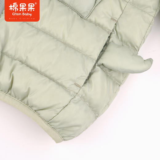 棉果果秋季新品男童防钻绒连帽爆款轻薄5A抗菌羽绒服M312102923472 商品图6