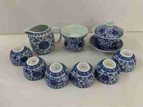 1F联隆茶叶  青花瓷套组