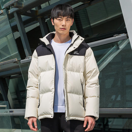 【跑步系列 拼接撞色反光LOGO】赛琪男士羽绒服253773 商品图4
