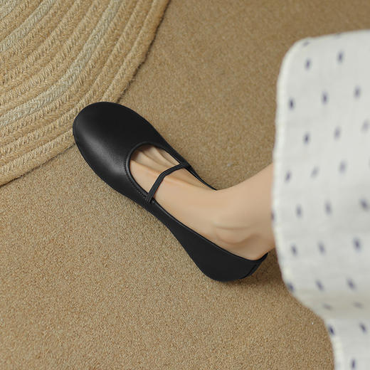 优雅简约，软羊皮平底芭蕾鞋DPJ-9950 商品图11