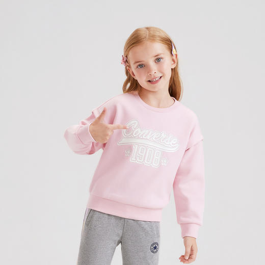 CONVERSE 匡威 秋 大童小童 儿童童装卫衣 CNVG-FW-F151 商品图3