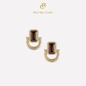 【赵丽颖&王菊&主持人陈辰同款】Retro Chic意大利复古时尚首饰 宙斯神庙耳环