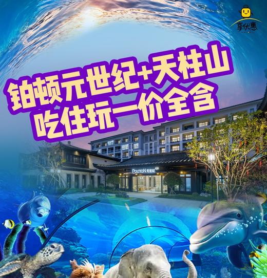 【暖冬大促】￥399起抢购【铂顿元世纪酒店(长泰桃李春风店)】含高级房套餐..玩天柱山三园通住铂顿元世纪酒店，假期溜娃首选！ 商品图0