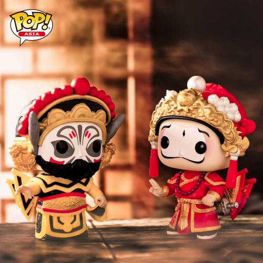Funko POP! Asia Beijing Opera 2PK (Jing & Chou ) 亚洲系列 京剧净丑公仔手办摆件 63330 商品图1