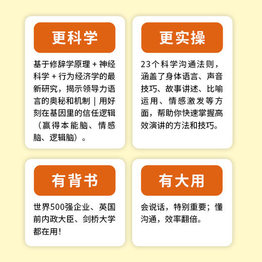 领导的语言 瞬间赢得人心的23个科学沟通法则 领导力口才沟通法则语言指南宝典 世界五百强用的简单沟通技巧演讲团队人际关系 商品图2