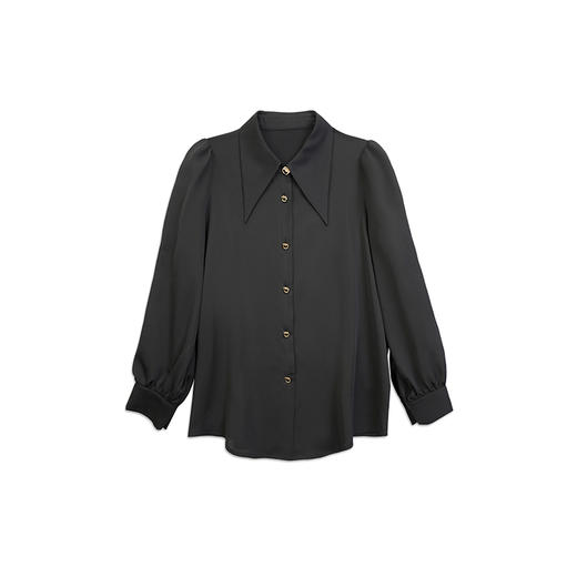 oldcolour春秋商场同款设计感小众别致长袖衬衫通勤女O32013201 商品图2