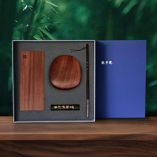 古法油烟墨徽字号新款文房四宝套装 商品图0