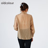 oldcolour春秋商场同款百搭气质设计感衬衫O31013108 商品缩略图3