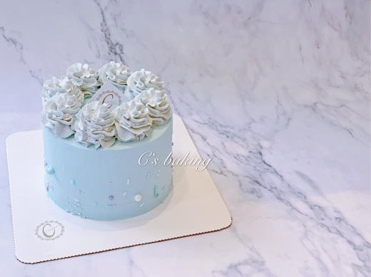 （标准4寸）ins简约少女风C款  忌廉蛋糕（默认自提，收费配送请联系客服） 商品图0