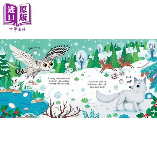 【中商原版】发声书:北极动物Arctic Animals Sound Book英文原版 儿童纸板书 科学自然绘本动物知识图画书精品有声书亲子童书 商品图2