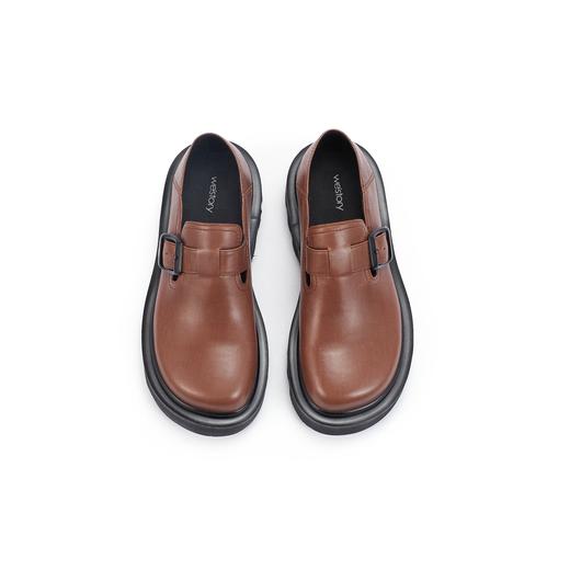 westory春秋厚底超轻百搭时尚单鞋乐福鞋W23CM73231 商品图3