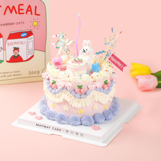 复古立体小兔子蛋糕【C4490】 商品图1