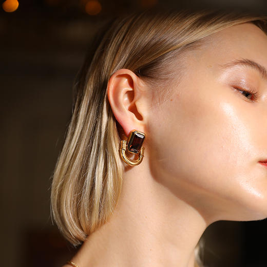 Retro Chic 意大利复古时尚首饰 宙斯神庙耳环 商品图0