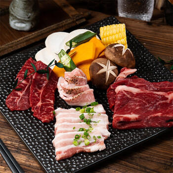 游牧御品 烤肉食材520g 2-3人家庭装 烤肉套餐烧烤食材6种 牛肉生鲜 商品图6