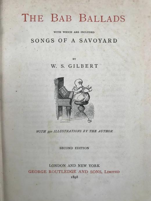 1898年 巴布民谣集 作者亲绘350幅插图 漆布精装32开 商品图3