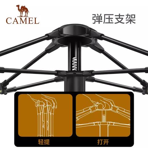 骆驼自动帐篷户外便携式折叠露营用品装备涂银防晒野外野营速开帐 1V32265424 商品图2